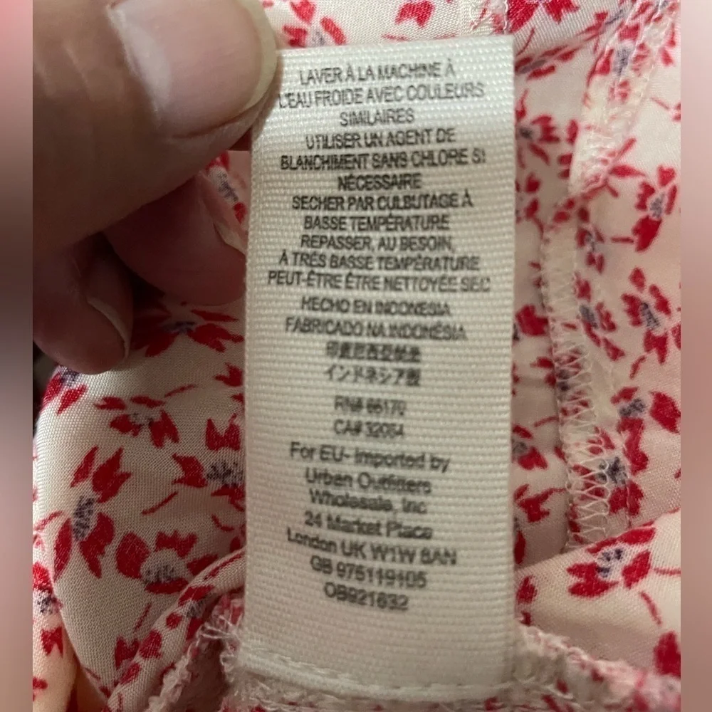 Free People One Fine Day Mini Dress In Red Small